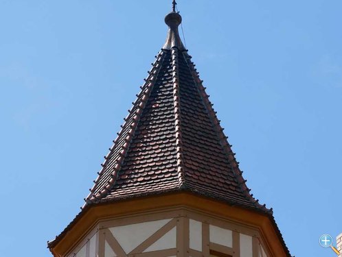 <p>Achteckige Turmspitze</p> (Bild 1)