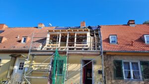 die neue Gaube ist fertiggestellt